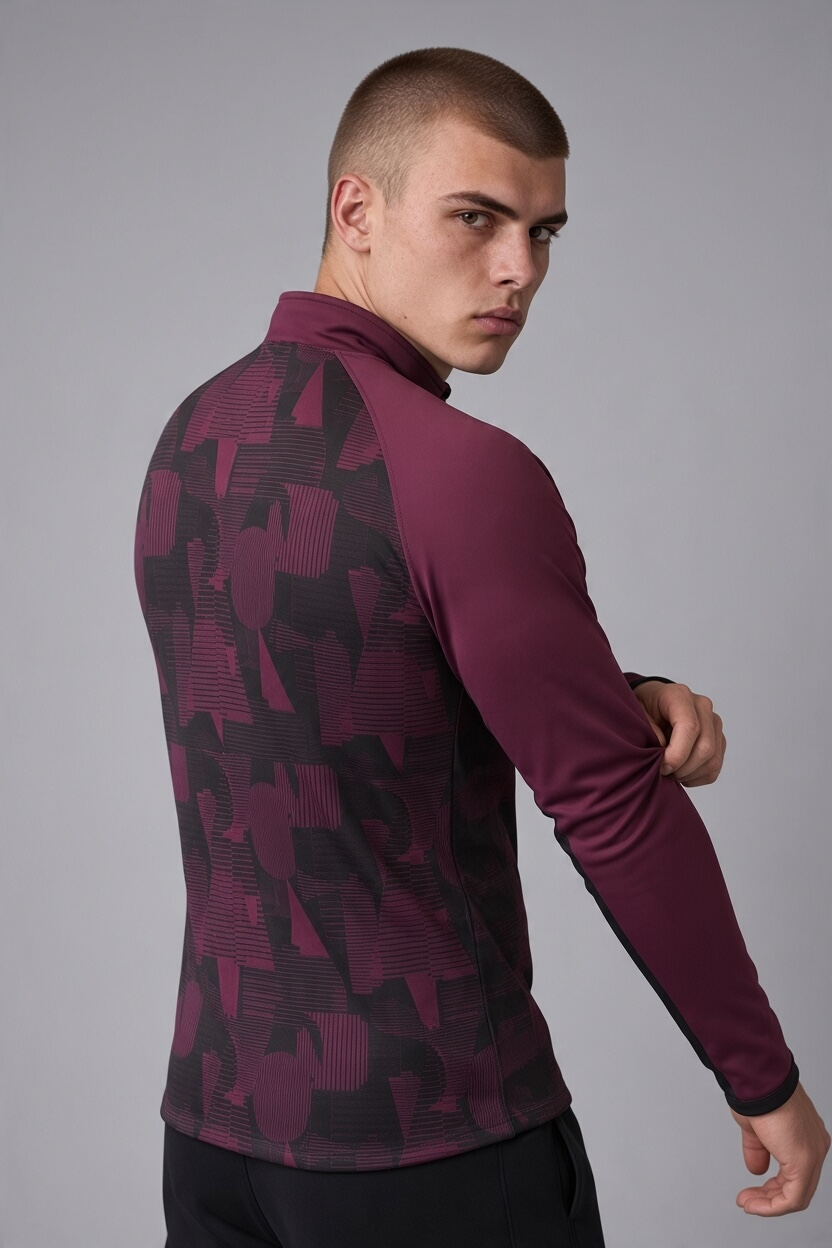Limited Edition Cricket 1/4 Zip Warm Up Long Sleeve Top