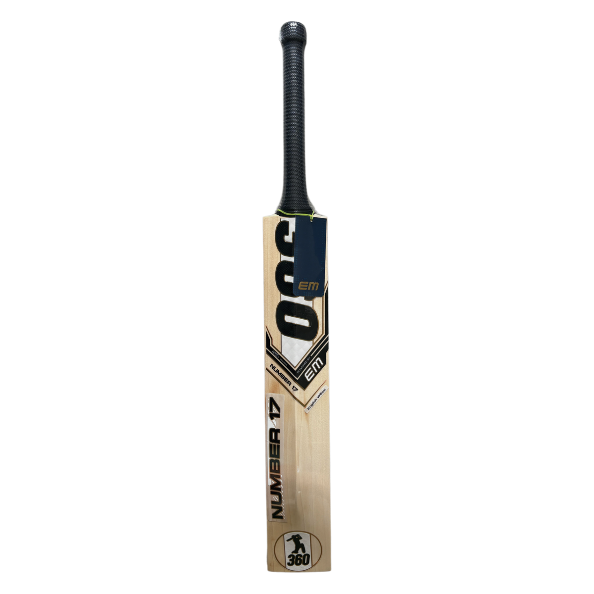 EM EM - AB de Villiers 360 Number 17 Black- Size Harrow Cricket Bat | Quality Professional Hand Picked Cricket Bats | BB International Cricket Bats