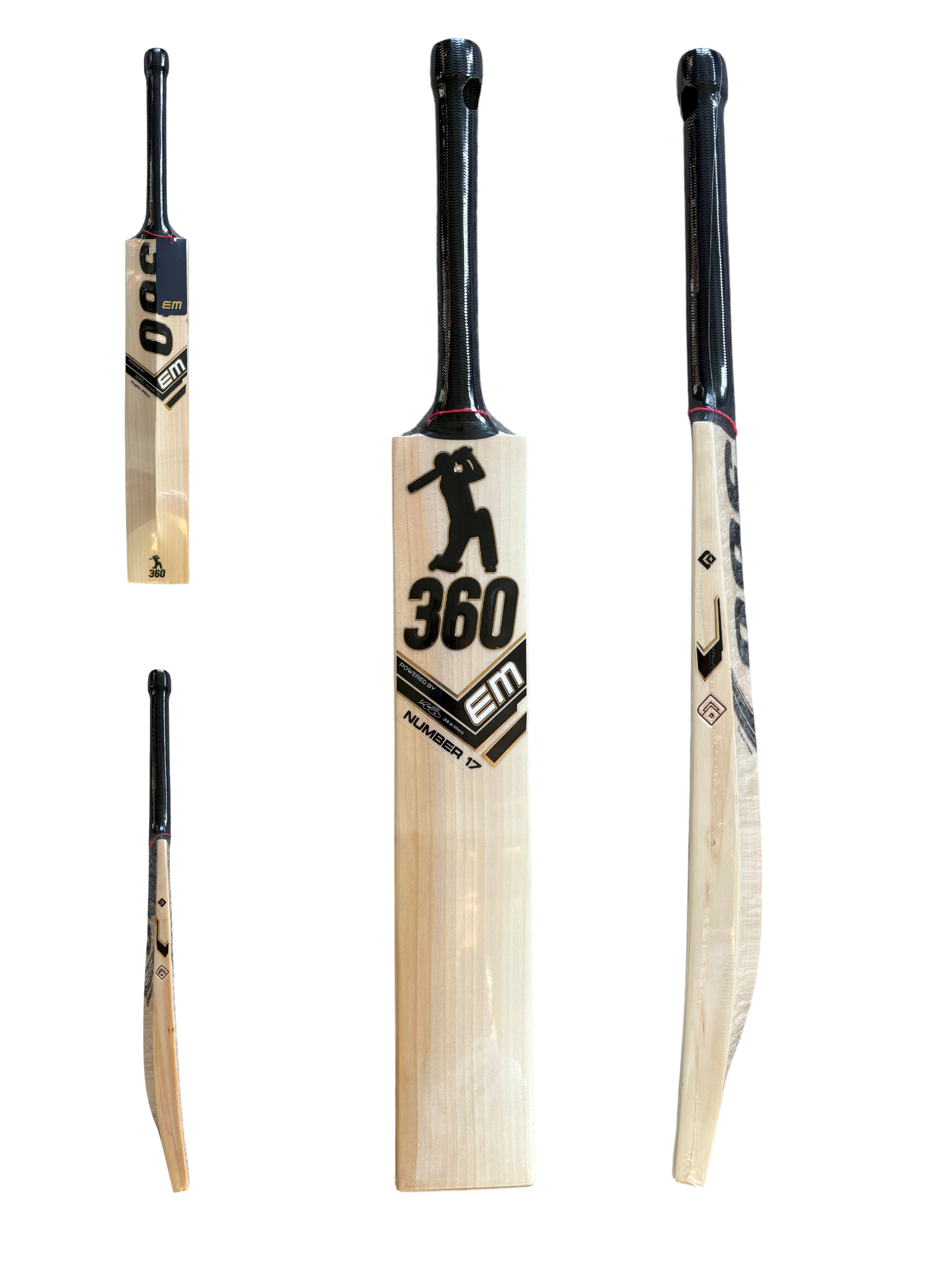 EM - AB de Villiers 360 Number 17 Black- Size Harrow
