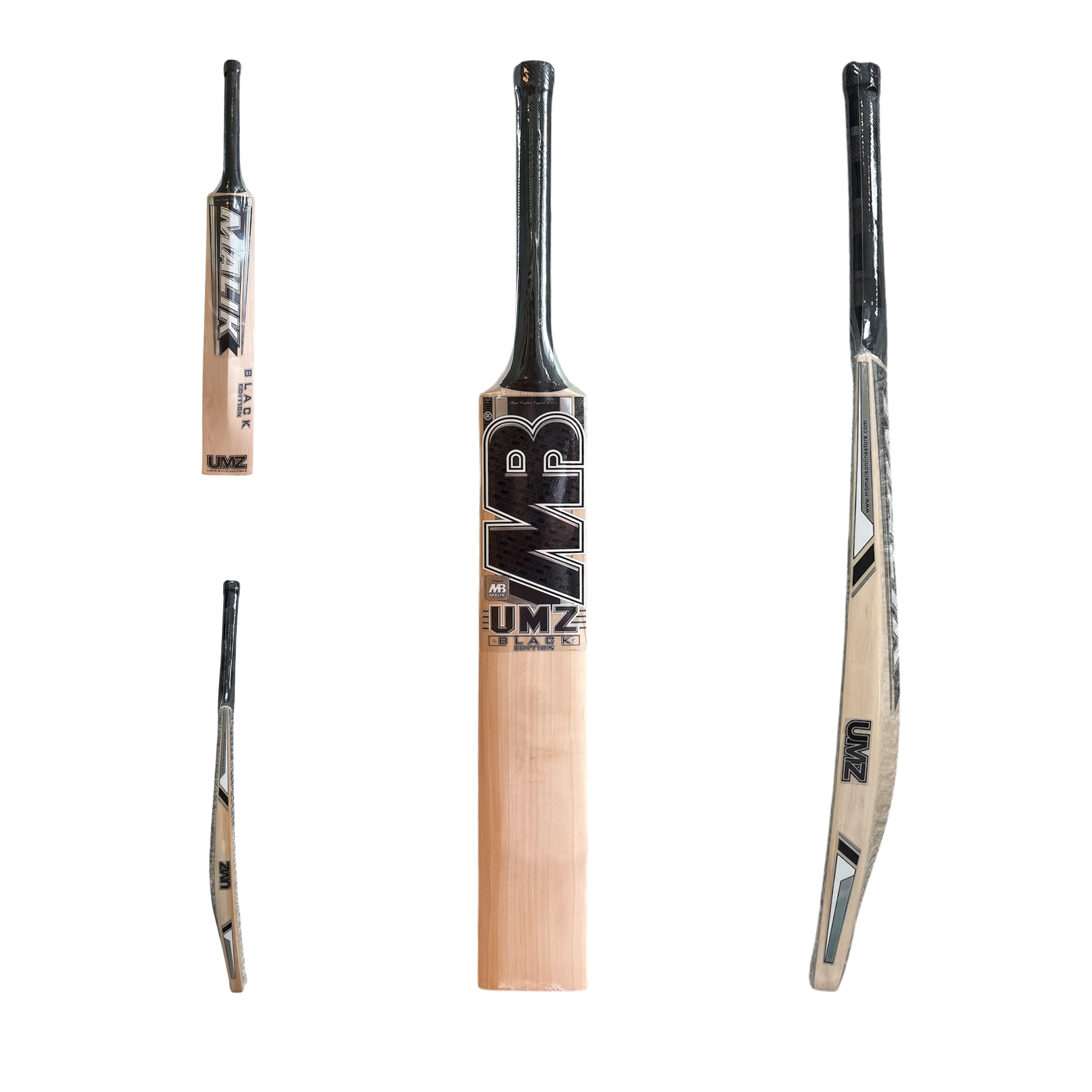 MB Malik Black Limited Edition Cricket Bat | Quality Professional Hand Picked Cricket Bats | BB International Cricket Bats