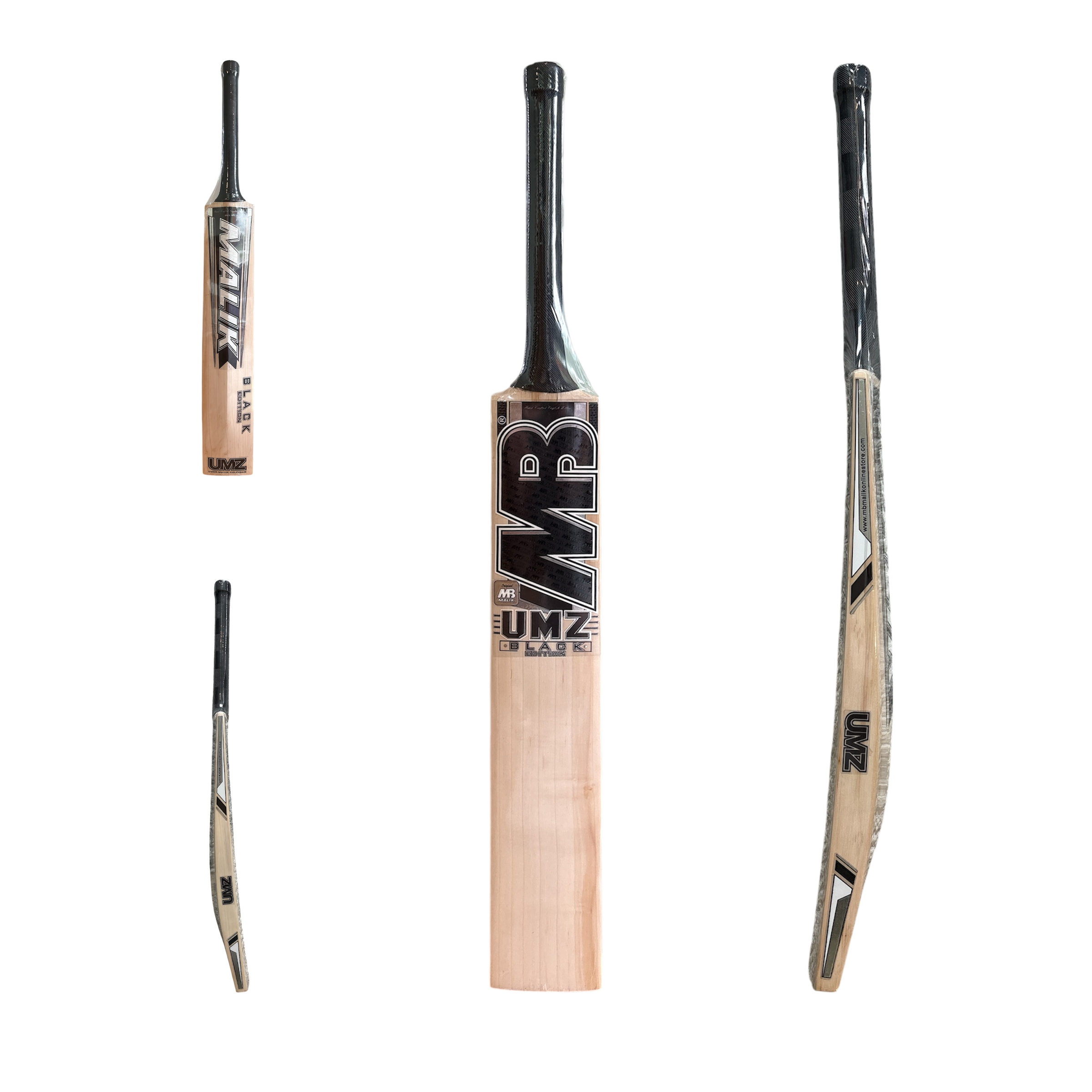 MB Malik Black Limited Edition Cricket Bat | Quality Professional Hand Picked Cricket Bats | BB International Cricket Bats