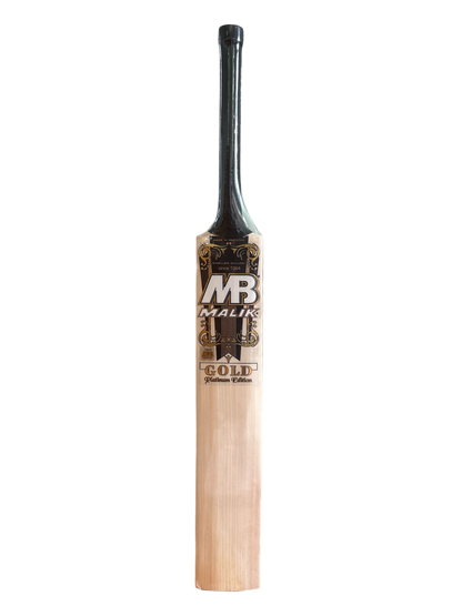 MB Malik Gold Platinum Limited Edition Cricket Bat | Quality Professional Hand Picked Cricket Bats | BB International Cricket Bats