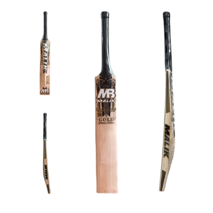 MB Malik Gold Platinum Limited Edition Cricket Bat | Quality Professional Hand Picked Cricket Bats | BB International Cricket Bats