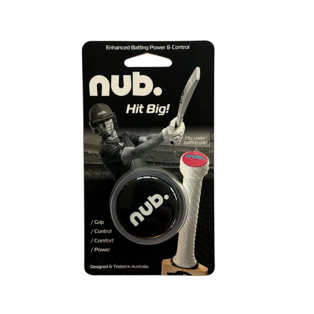 nub. Cricket Bat Handle End (Black) - MORE COMING SOON!!