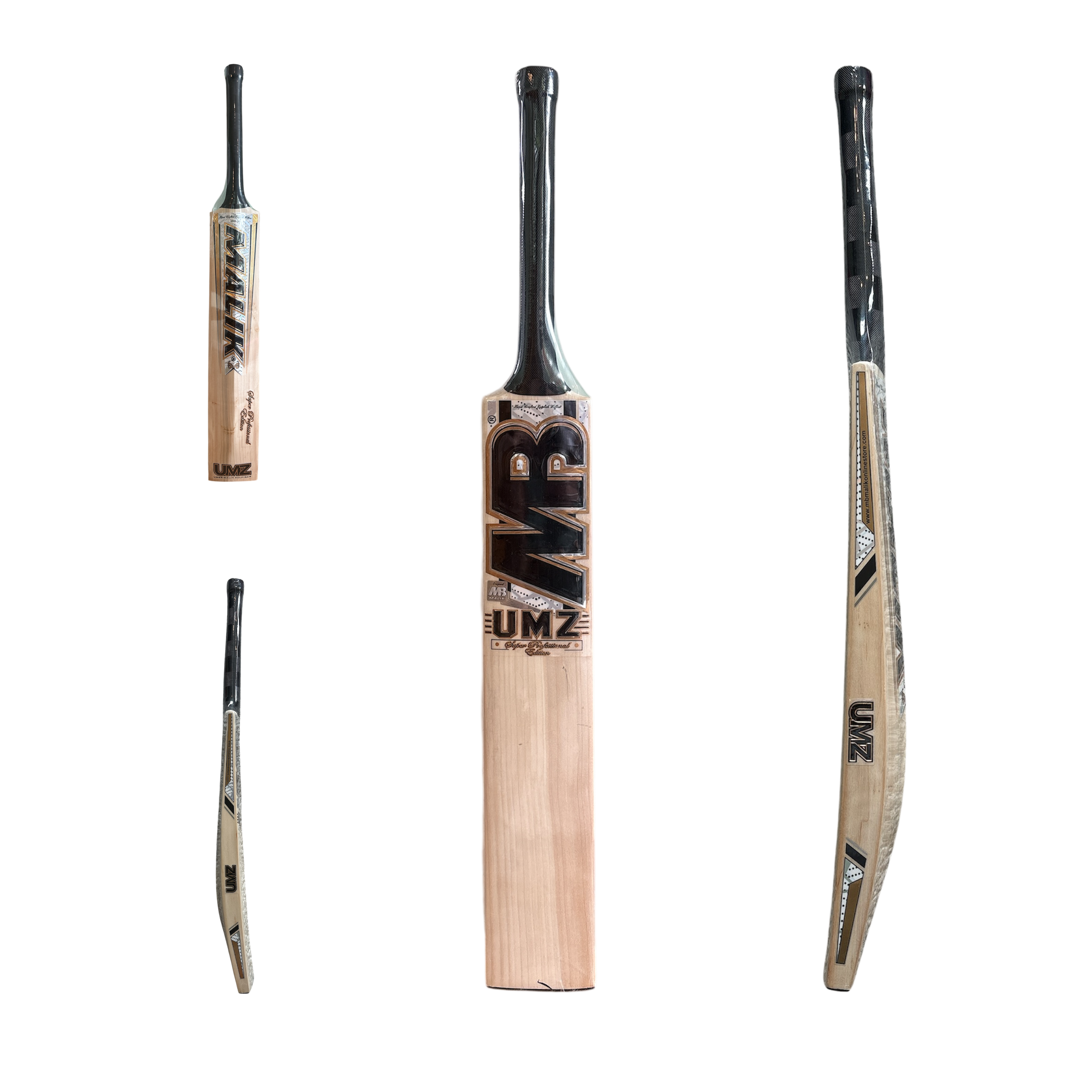 MB Malik Super Pro Edition Cricket Bat | Quality Professional Hand Picked Cricket Bats | BB International Cricket Bats