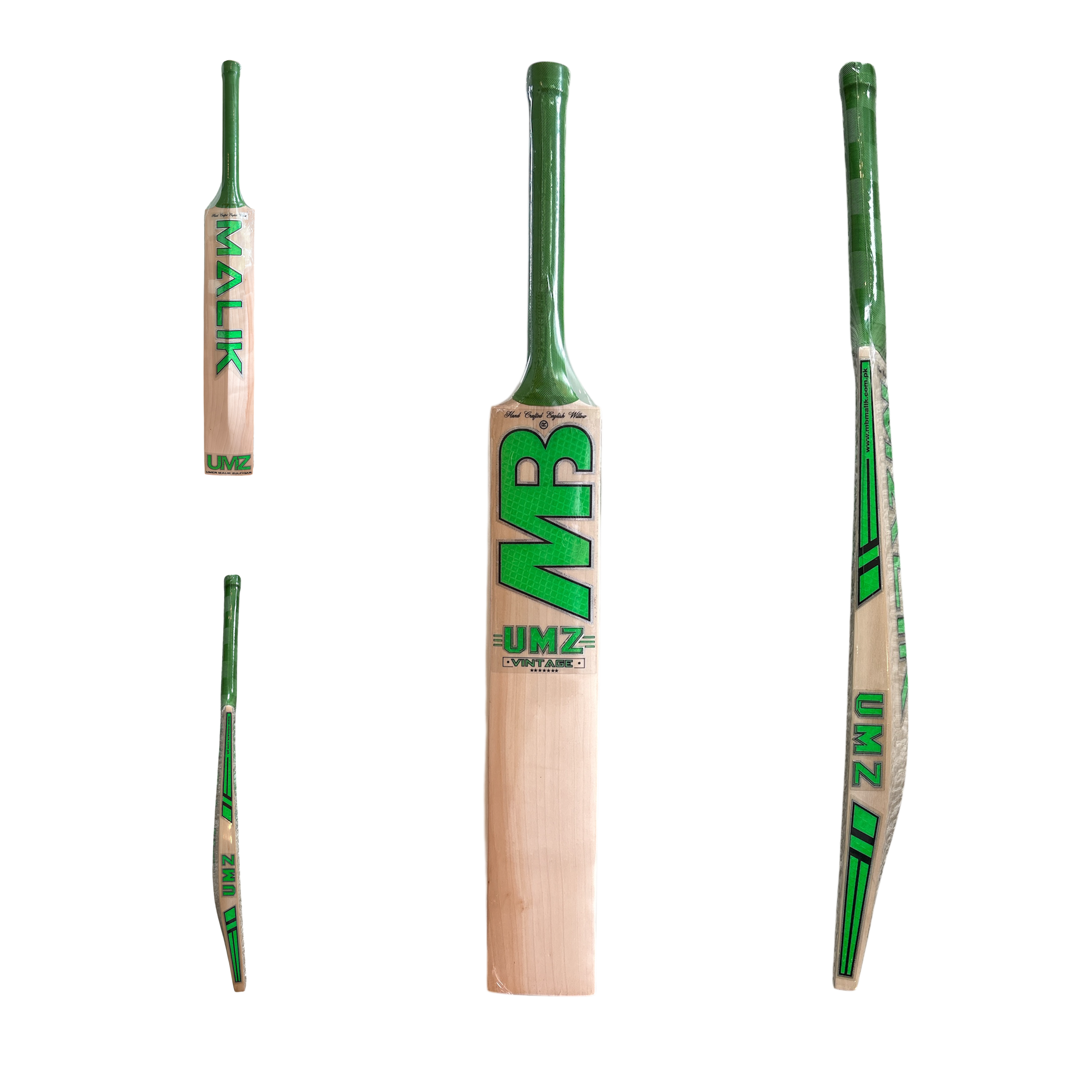MB Malik Vintage 7* Cricket Bat | Quality Professional Hand Picked Cricket Bats | BB International Cricket Bats