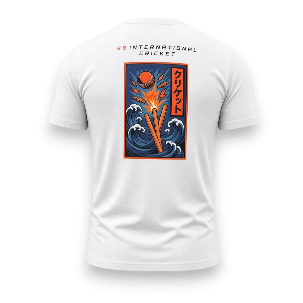 BB Cricket Bats Limited Edition Cricket Graphic Tee - Blue T-Shirt | Quality Professional Hand Picked Cricket Bats | BB International Cricket Bats
