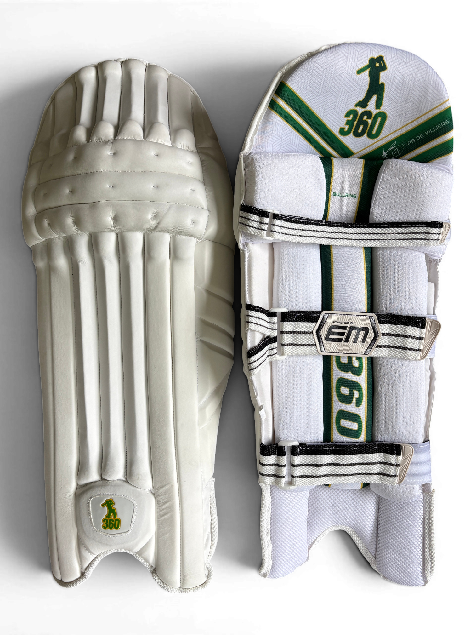 EM x ABD 360 - Bull Ring Batting Pads