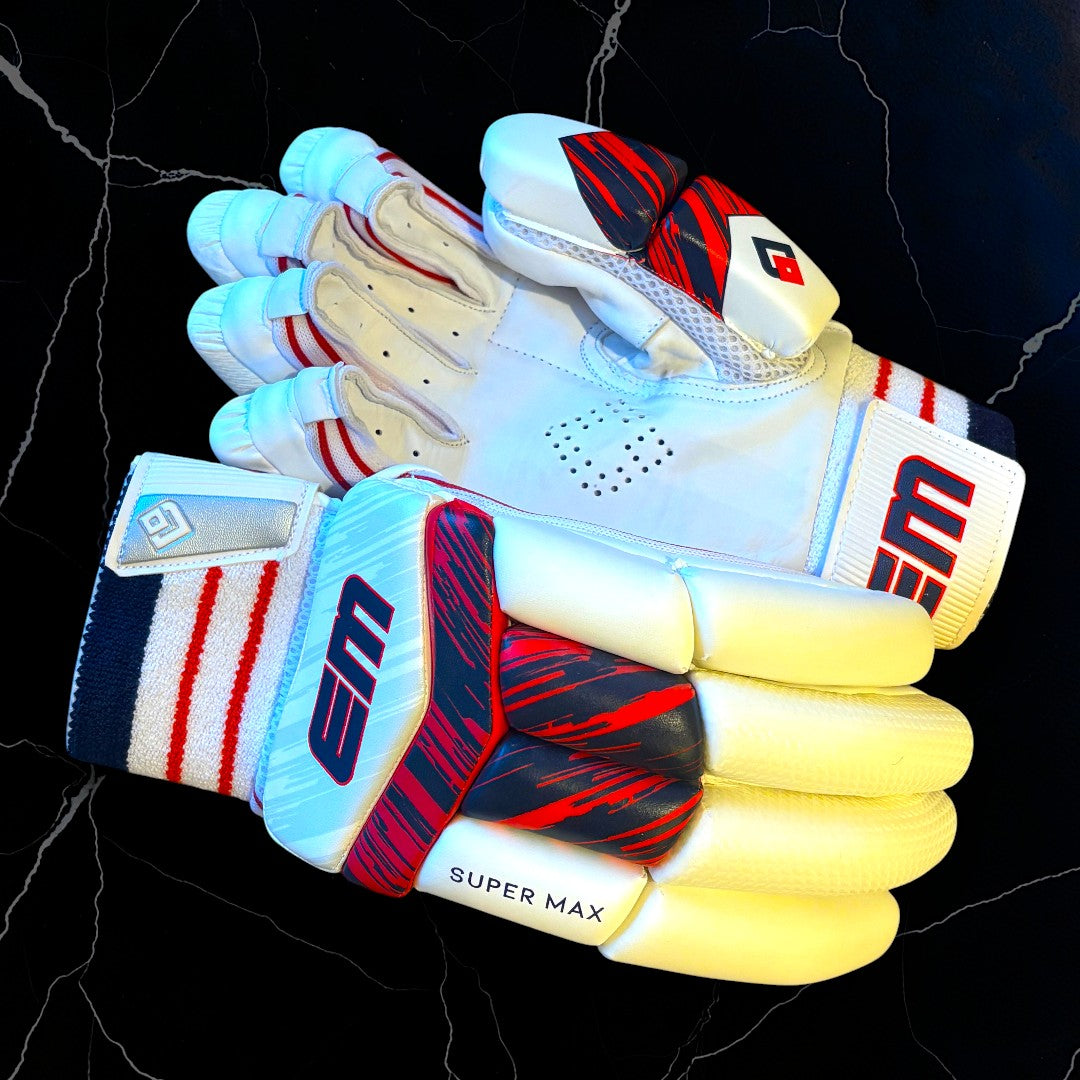EM - Super Max Batting Gloves (Sausage / Split Hybrid)