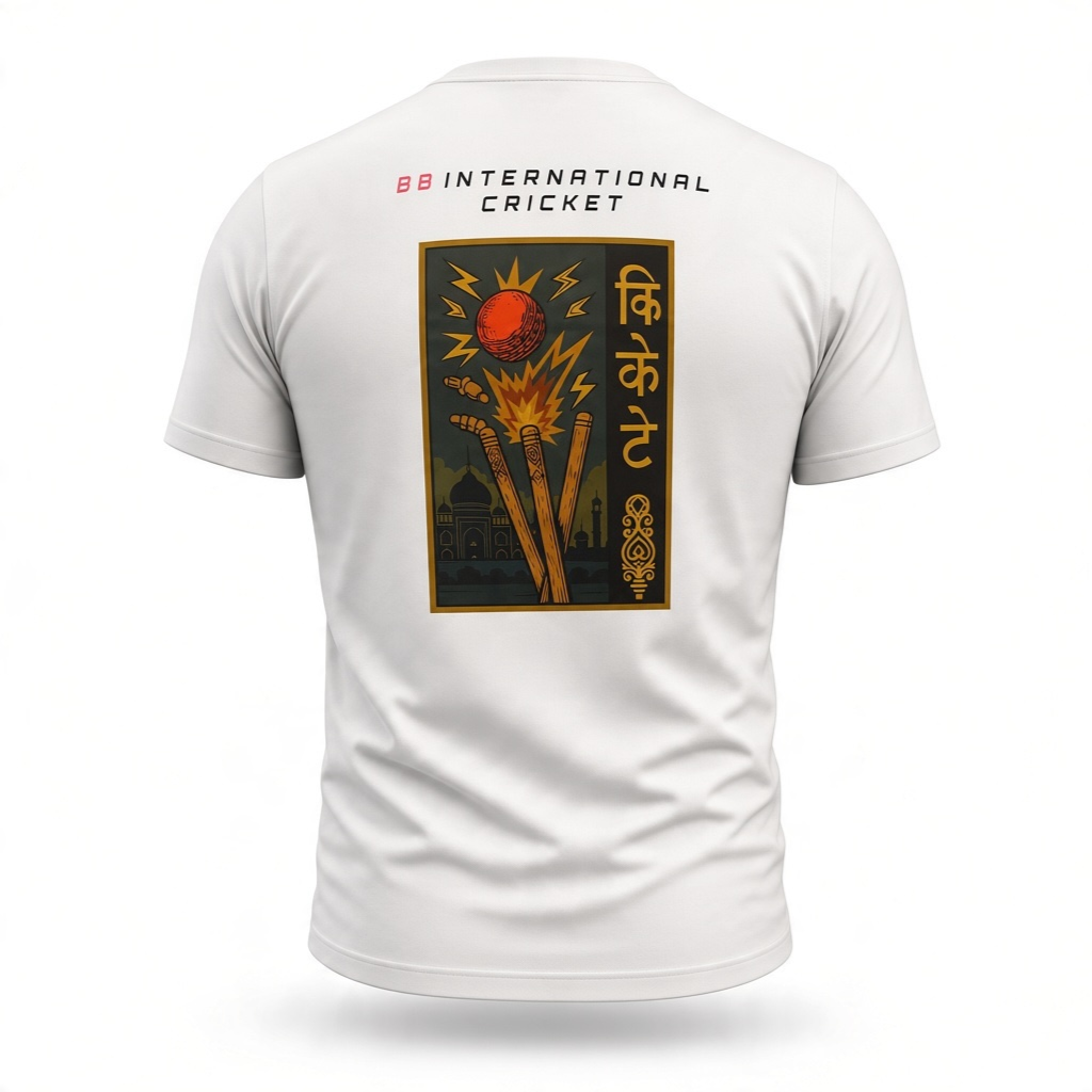 BB Cricket Bats Limited Edition Cricket Graphic Tee - Green T-Shirt | Quality Professional Hand Picked Cricket Bats | BB International Cricket Bats
