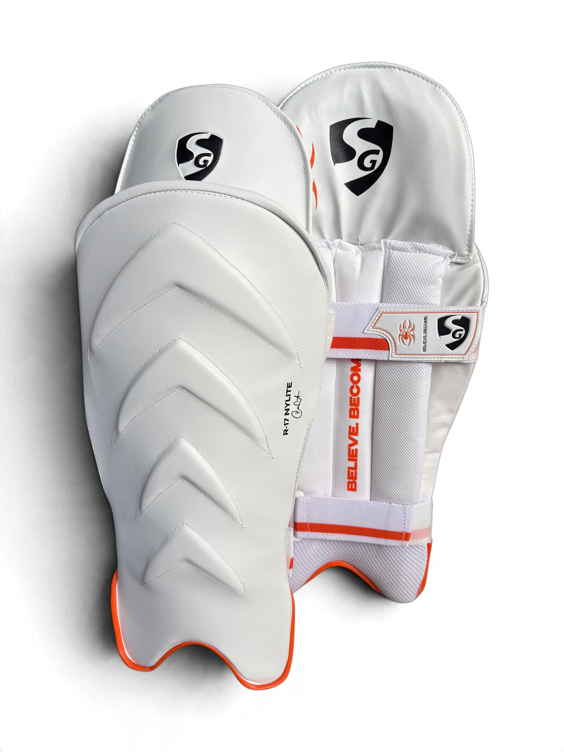 BB Cricket Bats SG - RP 17 (Rishabh Pant Signature Edition) Wicket Keeping Pads Pads | Quality Professional Hand Picked Cricket Bats | BB International Cricket Bats